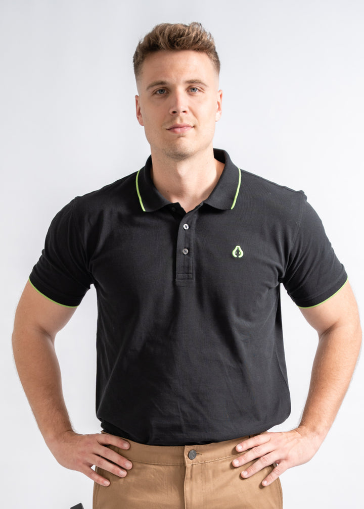 MAR Polo Shirt schwarz